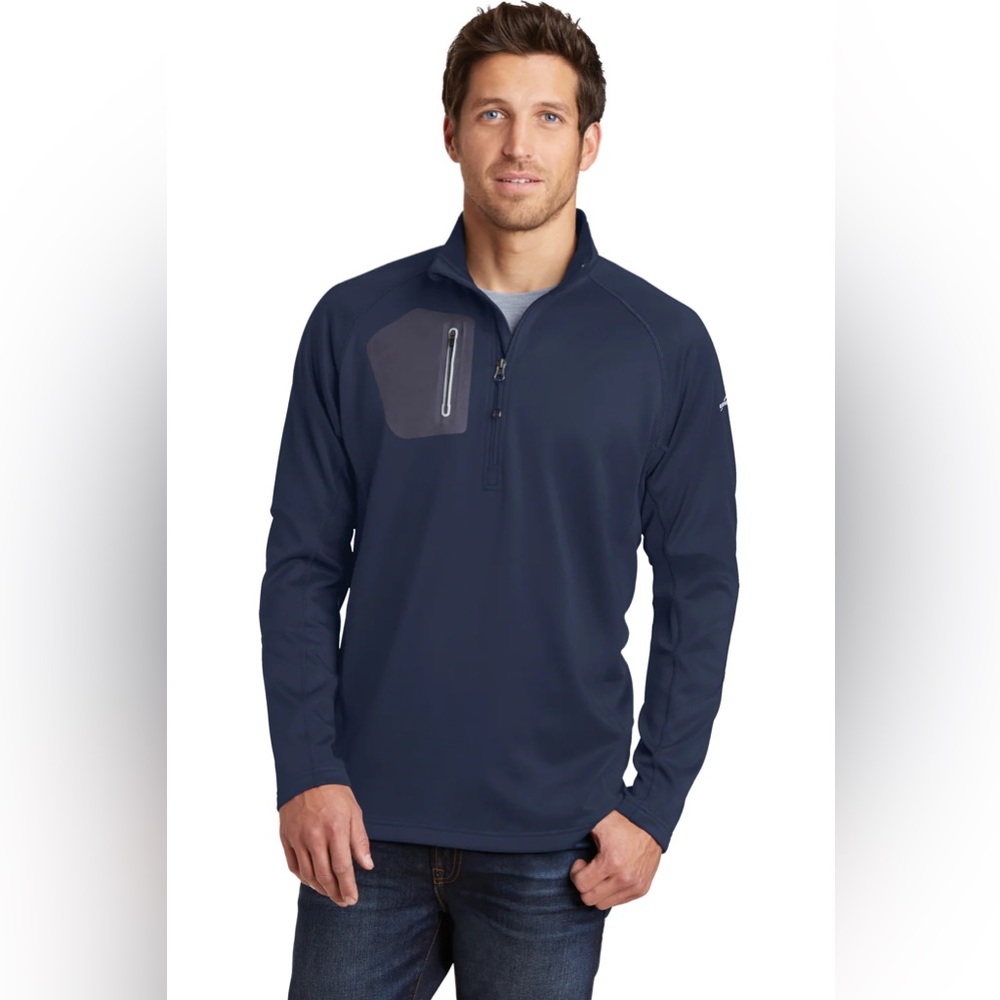 Eddie Bauer Navy Performance Fleece 1/4 Zip